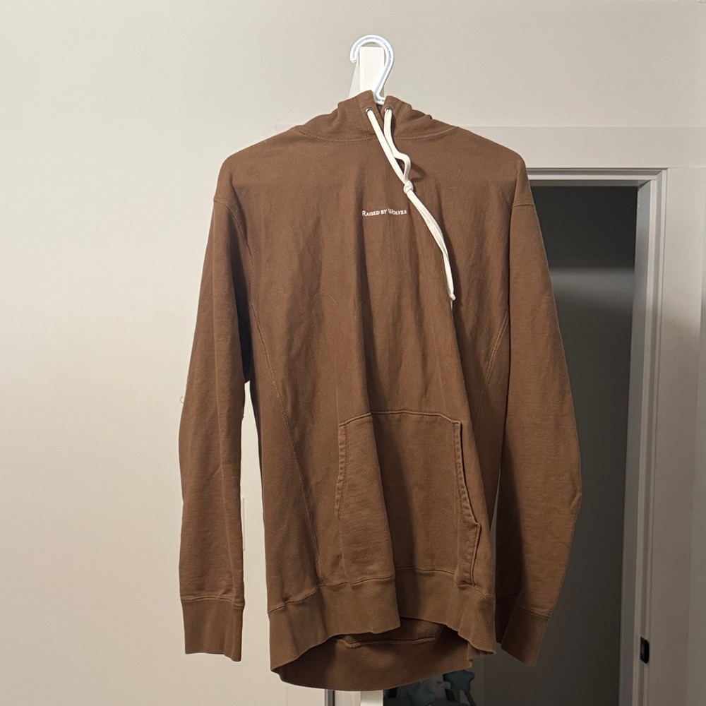 Raised by Wolves Brown Hoodie